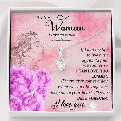 Mom Necklace, I Love So Much Alluring Beauty Necklace For Mom Gifts for Mother (Mom) Rakva