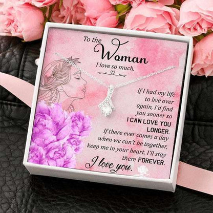 Mom Necklace, I Love So Much Alluring Beauty Necklace For Mom Gifts for Mother (Mom) Rakva