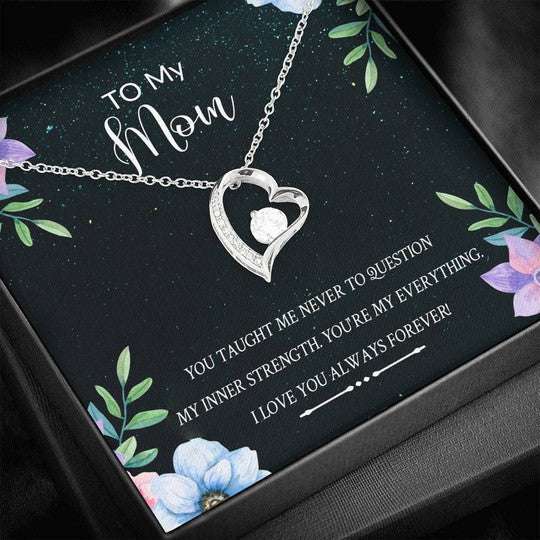 Mom Necklace, I Love You Always Forever Forever Love Necklace Gift For Mom Gifts for Mother (Mom) Rakva