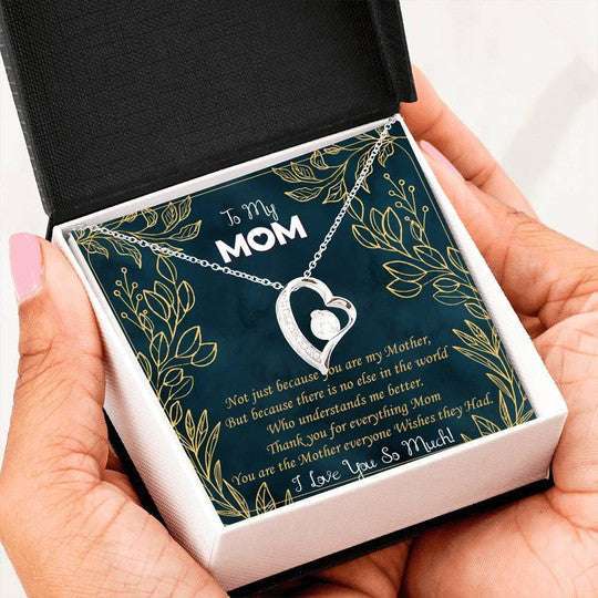 Mom Necklace, I Love You So Much Forever Love Necklace For Mom Gifts for Mother (Mom) Rakva