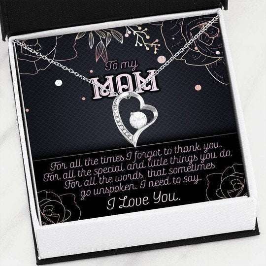 Mom Necklace, I Need To Say I Love You Gift For Mom Forever Love Necklace Gifts for Mother (Mom) Rakva