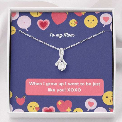 Mom Necklace, I Want To Be Just Like You Gift For Mom Alluring Beauty Necklace Gifts for Mother (Mom) Rakva