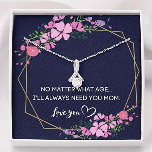 Mom Necklace, I Will Always Need You Mom Necklace Gift For Mom, Grandma, Wife Gifts for Mother (Mom) Rakva