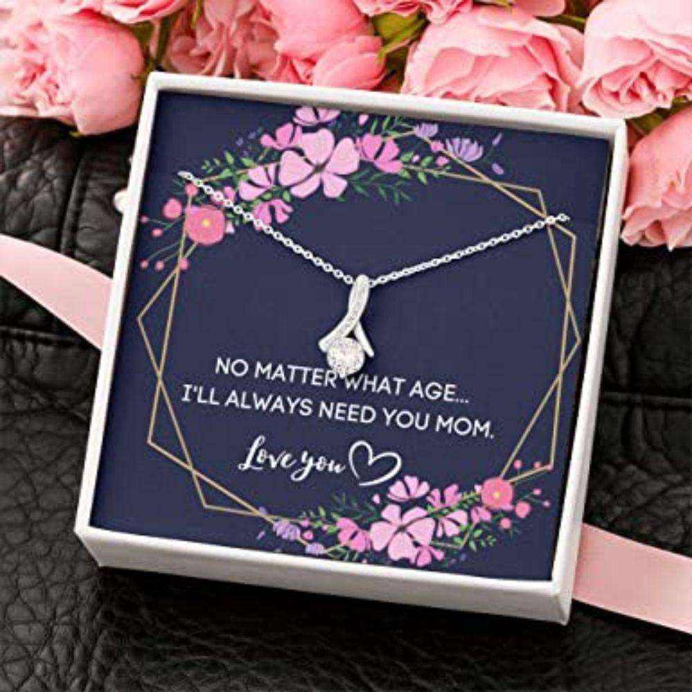 Mom Necklace, I Will Always Need You Mom Necklace Gift For Mom, Grandma, Wife Gifts for Mother (Mom) Rakva