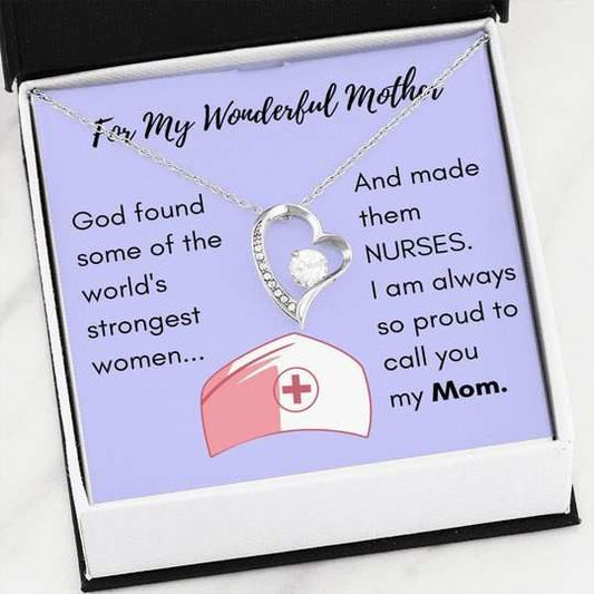 Mom Necklace, I’M Always So Proud So Call You My Mom Forever Love Necklace For Mom Gifts for Mother (Mom) Rakva