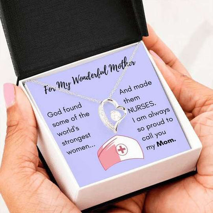 Mom Necklace, I’M Always So Proud So Call You My Mom Forever Love Necklace For Mom Gifts for Mother (Mom) Rakva