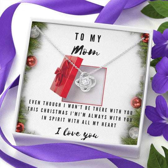 Mom Necklace, I’M Always With You In Spirit Love Knot Necklace Gift For Mom Gifts for Mother (Mom) Rakva