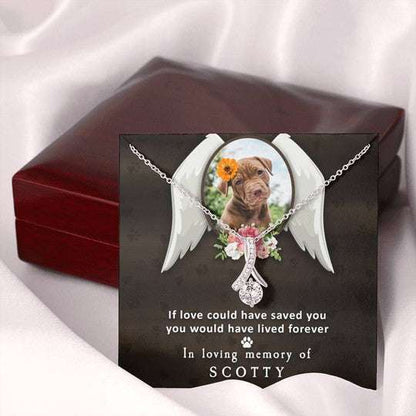 Mom Necklace, In Loving Memory Of Scotty Alluring Beauty Necklace For Mom Gifts for Mother (Mom) Rakva