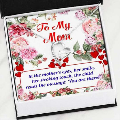 Mom Necklace, In The Mother’S Eyes Forever Love Necklace Gift For Mom Gifts for Mother (Mom) Rakva