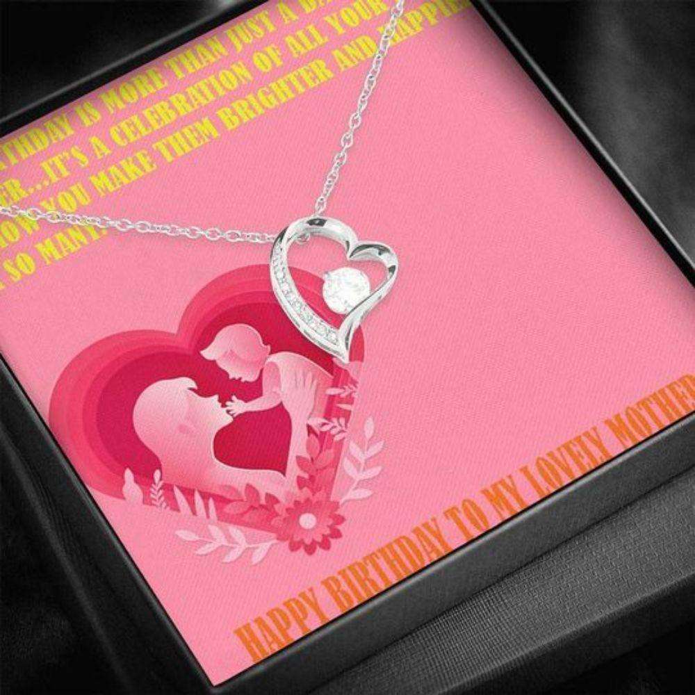 Mom Necklace, It’S A Celebration Of All Your Days Forever Love Necklace Gift For Mom Gifts for Mother (Mom) Rakva