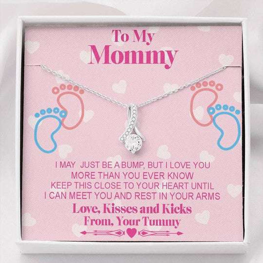 Mom Necklace, Keep This Close To Your Heart Alluring Beauty Necklace Gift For Mom Gifts for Mother (Mom) Rakva