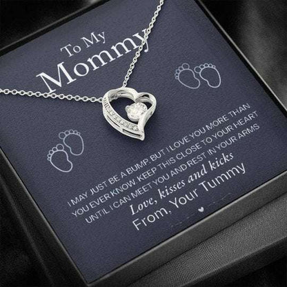 Mom Necklace, Keep This Close To Your Heart Forever Love Necklace Gift For Mom Gifts for Mother (Mom) Rakva