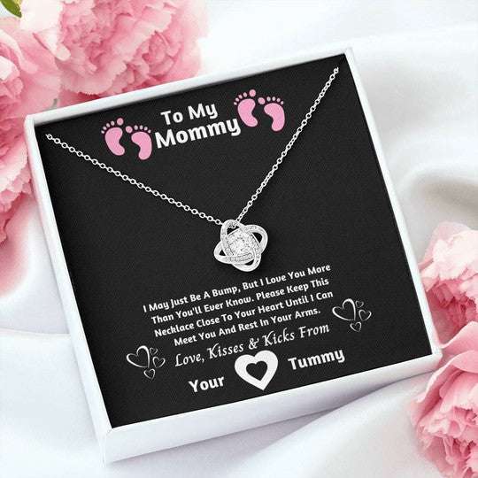 Mom Necklace, Love Knot Necklace Gift For Mom Close To Your Heart Gifts for Mother (Mom) Rakva