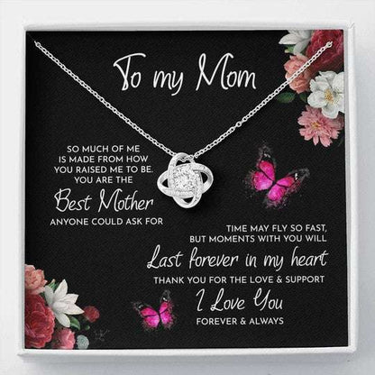 Mom Necklace, Love Knot Necklace Gift For Mom So Much Of Me Gifts for Mother (Mom) Rakva