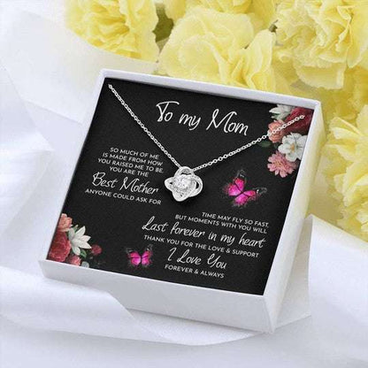 Mom Necklace, Love Knot Necklace Gift For Mom So Much Of Me Gifts for Mother (Mom) Rakva