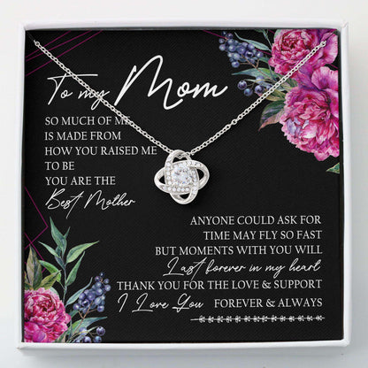 Mom Necklace, Love Knots “ To My Mom Mother’S Day Necklace Gifts Gifts for Mother (Mom) Rakva