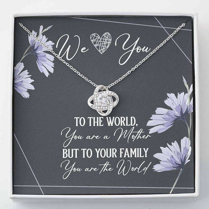 Mom Necklace “ Love Mom “ Gift For Mother From Daughter Son Gifts For Daughter Rakva