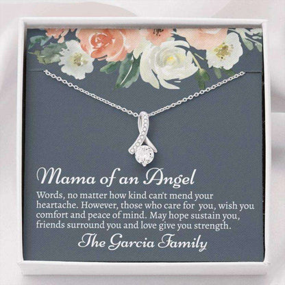 Mom Necklace, Mama Of An Angel Gift, Necklace For Women, Mother’S Day Necklace Gift, Alluring Beauty Necklace Gifts for Mother (Mom) Rakva