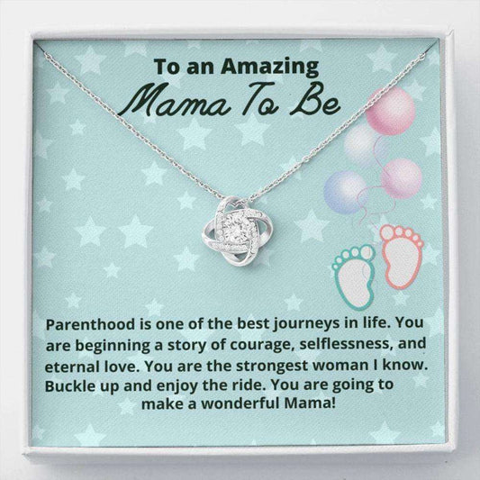 Mom Necklace, Mama To Be Necklace Gift, Gift For Expecting Moms Love Knot Necklace, Gift Mom To Be, New Mom Gift, Pregnancy Gift Gifts For Mom To Be (Future Mom) Rakva