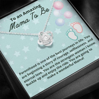 Mom Necklace, Mama To Be Necklace Gift, Gift For Expecting Moms Love Knot Necklace, Gift Mom To Be, New Mom Gift, Pregnancy Gift Gifts For Mom To Be (Future Mom) Rakva