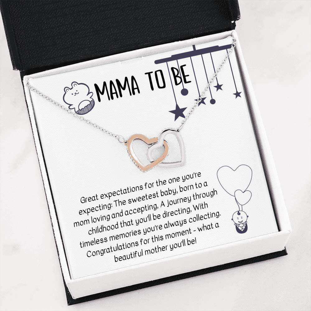 Mom Necklace, Mama To Be Œbe-Autiful Mother” Necklace Gift For Wife, Future Wife Gifts for Mother (Mom) Rakva