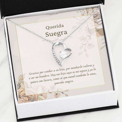 Mom Necklace, Mejor Suegra Gift “ Suegra Appreciation “ Collar Para Suegra “ Latina Suegra Gift Necklace “ Joya Con Mensaje Gifts for Mother (Mom) Rakva