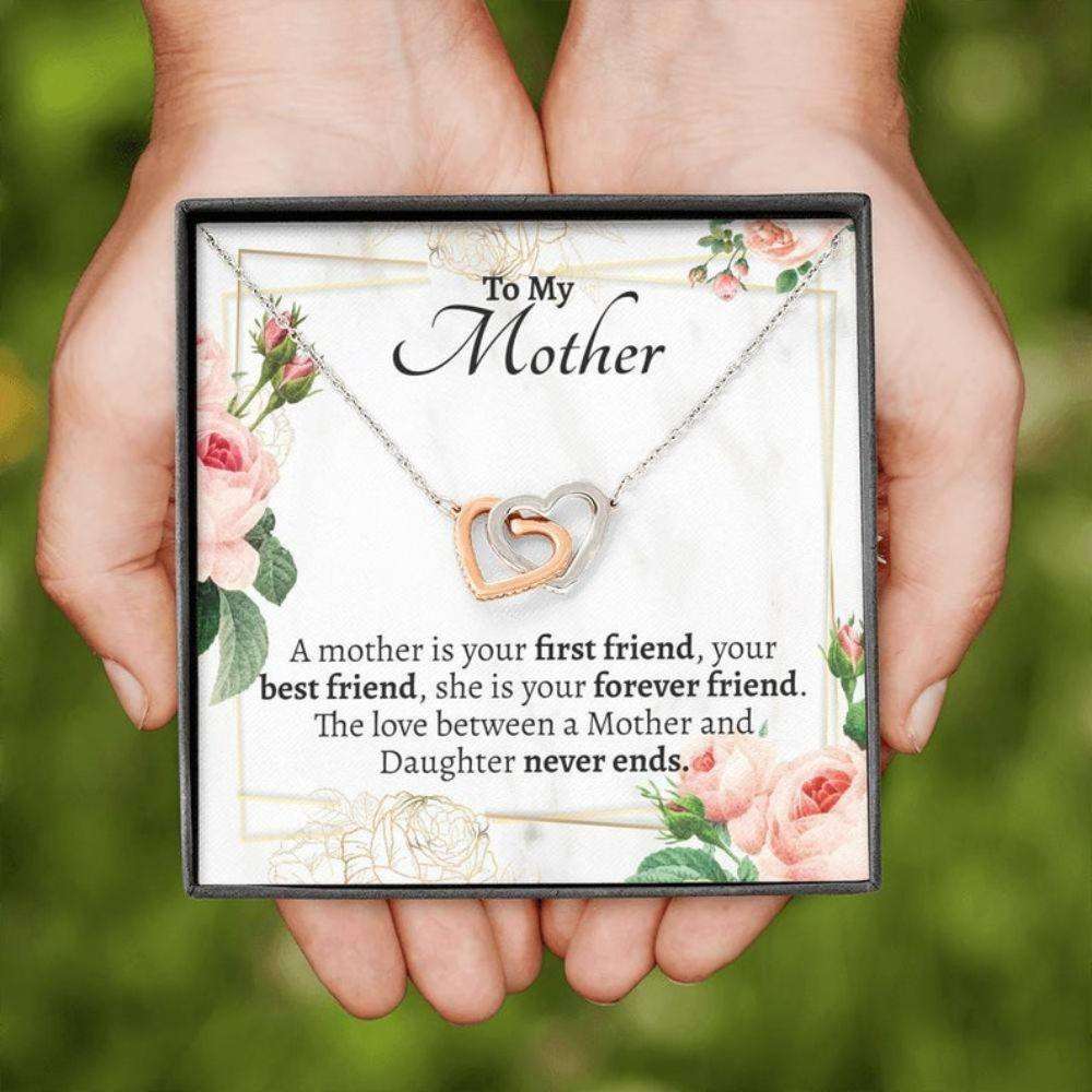 Mom Necklace, Mom Best Friend Gift, My Mom My Best Friend, Mom Gift From Daughter, Daughter To Mom Necklace Dughter's Day Rakva