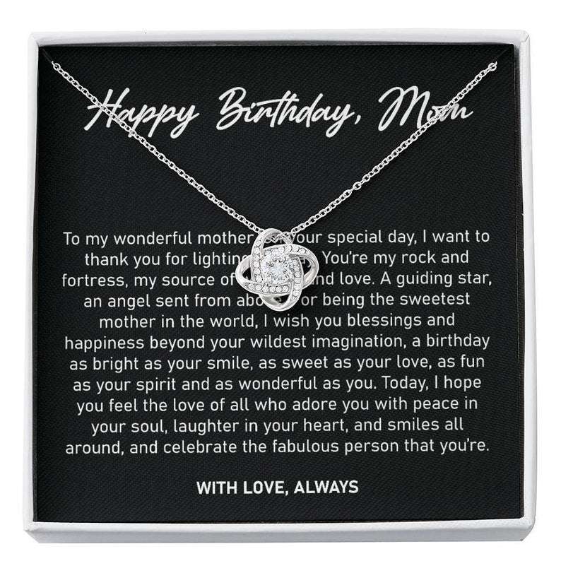 Mom Necklace, Mom Birthday Necklace Gift, Mom Birthday Necklace Gift From Daughter, Gift For Mom, Happy Birthday Mom Necklace Gifts For Daughter Rakva