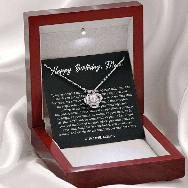 Mom Necklace, Mom Birthday Necklace Gift, Mom Birthday Necklace Gift From Daughter, Gift For Mom, Happy Birthday Mom Necklace Gifts For Daughter Rakva