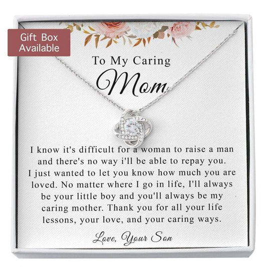 Mom Necklace, Mom Gift From Son, Mom Gifts, Gift For Mom From Son, Mom Mothers Day Gift From Son, To My Mom Necklace, Mom Gift Necklace Gifts for Mother (Mom) Rakva