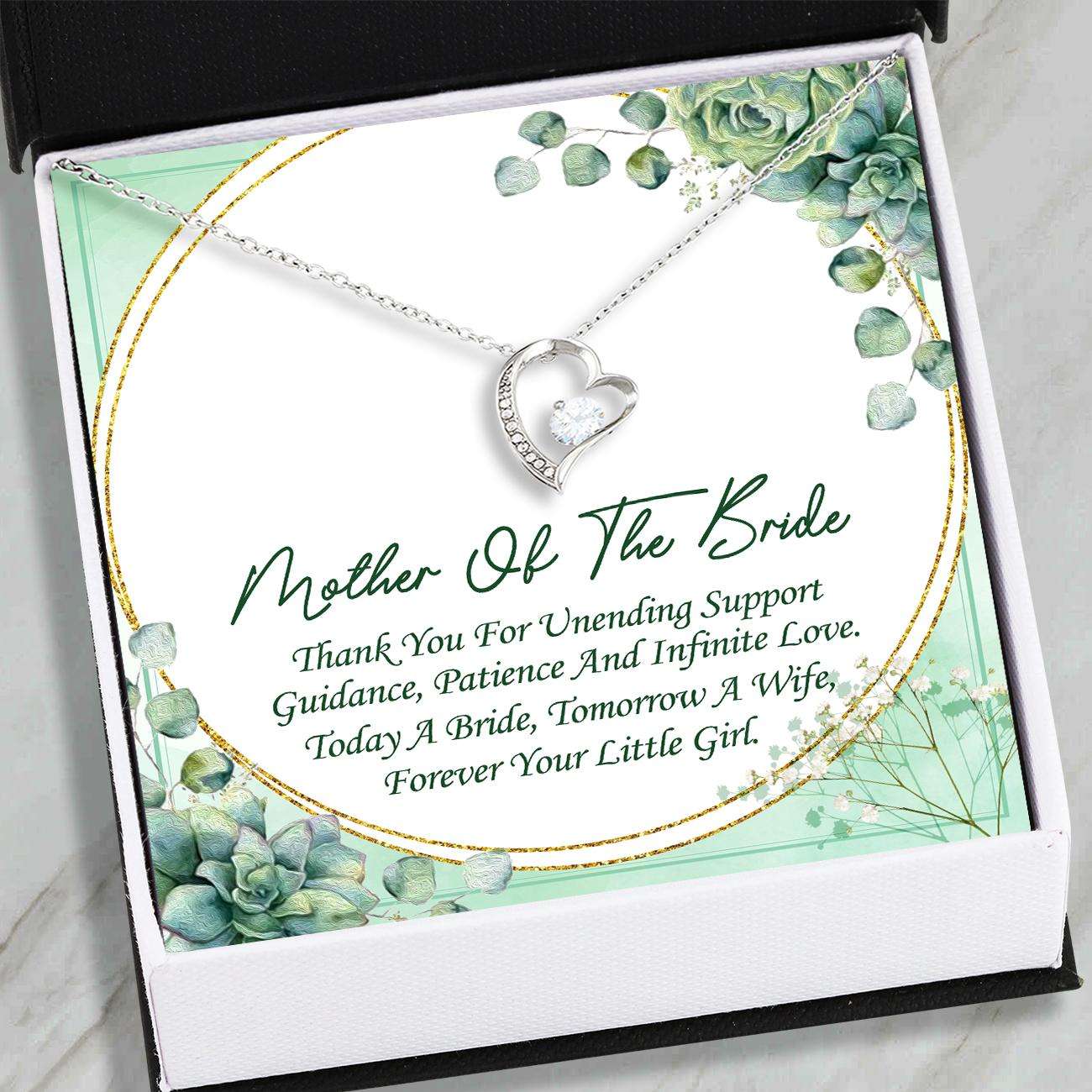 Mom Necklace, Mom Gifts “ Mother Of The Bride “ Forever Love Necklace “ Jewelry For Her “ Gift For Anniversary Birthday Gifts for Mother (Mom) Rakva