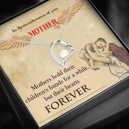 Mom Necklace, Mom I Love You Forever Love Necklace Gift For Mom Gifts for Mother (Mom) Rakva