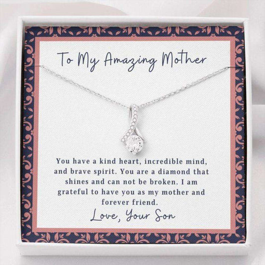 Mom Necklace, Mom Necklace “ Necklace For Mom “ To Mother Gift From Son Gifts for Mother (Mom) Rakva