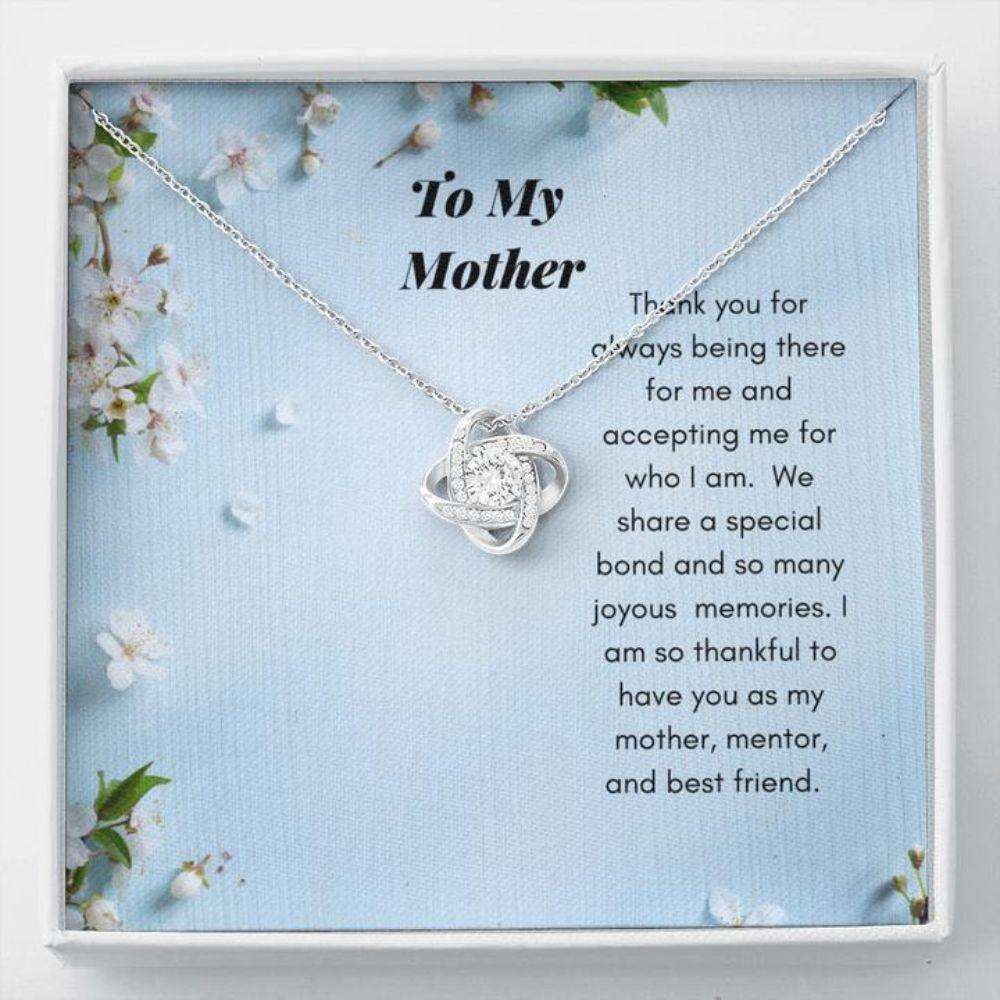 Mom Necklace, Mom Necklace “ Necklace For Mom “ To My Mother Thank You Gift Gifts for Mother (Mom) Rakva