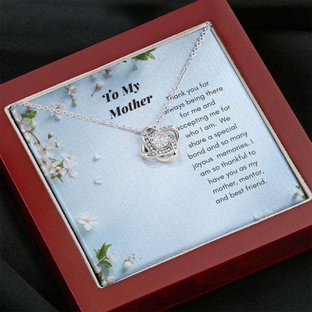 Mom Necklace, Mom Necklace “ Necklace For Mom “ To My Mother Thank You Gift Gifts for Mother (Mom) Rakva