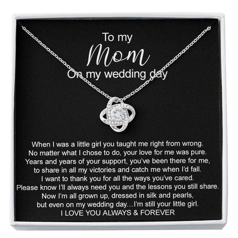 Mom Necklace, Mom Of The Bride Gift From Daughter, Mom Wedding Gift From Bride, Mother Of The Bride Necklace, Mom Wedding Day Gift Necklace Gifts For Daughter Rakva