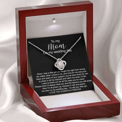 Mom Necklace, Mom Of The Bride Gift From Daughter, Mom Wedding Gift From Bride, Mother Of The Bride Necklace, Mom Wedding Day Gift Necklace Gifts For Daughter Rakva