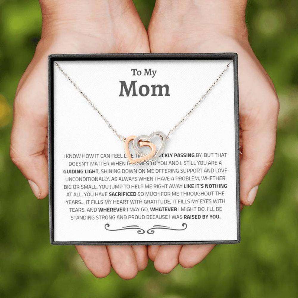 Mom Necklace, Mom Poem Necklace, Gift For Mom From Daughter, Moms Birthday, Meaningful Gift For Mom, Mother Daughter Wedding Gifts For Daughter Rakva