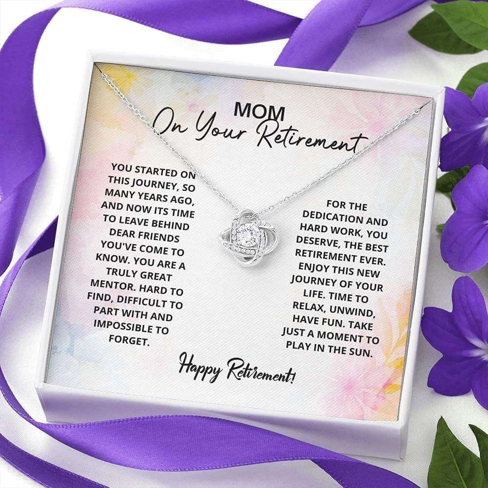 Mom Necklace, Mom Retirement Necklace Gift “ Have Fun, Retirement, Retiring Mother Gifts for Mother (Mom) Rakva