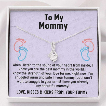 Mom Necklace, Mom To Be Gift, Gift For Expecting Mom, Pregnancy Gift, Mama Present From Unborn Baby, Mom To Be Gift Gifts For Mom To Be (Future Mom) Rakva