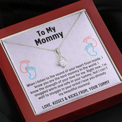 Mom Necklace, Mom To Be Gift, Gift For Expecting Mom, Pregnancy Gift, Mama Present From Unborn Baby, Mom To Be Gift Gifts For Mom To Be (Future Mom) Rakva