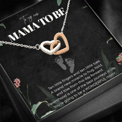 Mom Necklace, Mom To Be Miracle Necklace “ Pregnancy Gift For First Time Mom, Best Friend, New Mom Gifts For Mom To Be (Future Mom) Rakva