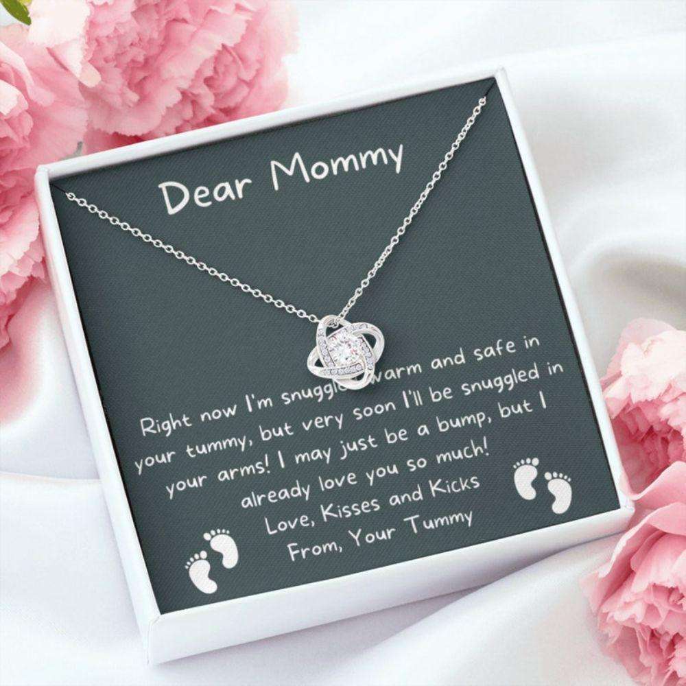 Mom Necklace, Mom To Be Necklace, Pregnancy Gift For Mom To Be, Mommy Present From Unborn Baby, Gift For Expecting Moms Gifts For Mom To Be (Future Mom) Rakva