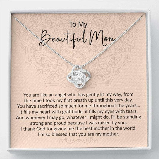 Mom Necklace, Mom Wedding Gift From Bride, Gift For Mom On Wedding Day, Mother Of The Bride Necklace, Wedding Gift For Mom, Bride To Mom Gift Gifts for Mother (Mom) Rakva