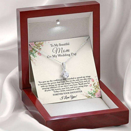 Mom Necklace, Mom Wedding Necklace Gift From Bride, Mother Of The Bride Necklace Gifts for Mother (Mom) Rakva