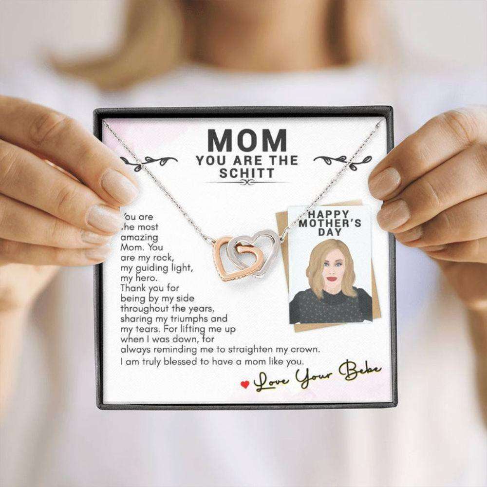 Mom Necklace, Mom Œyou Are The Schitt”, Schitt’S Creek Necklace Gift For Mom, Mother’S Day Gift Gifts for Mother (Mom) Rakva