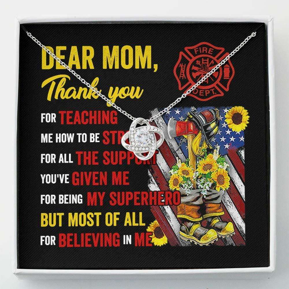 Mom Necklace, Mom’S Firefighter “ Gift For Mom From Firefighter Gifts for Mother (Mom) Rakva