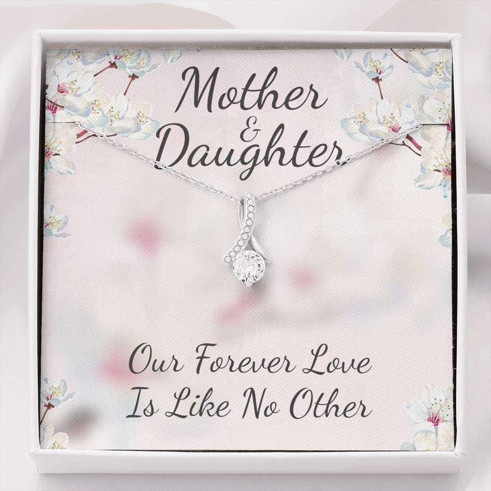 Mom Necklace, Mother And Daughter Like No Other Alluring Beauty Necklace Gifts For Daughter Rakva