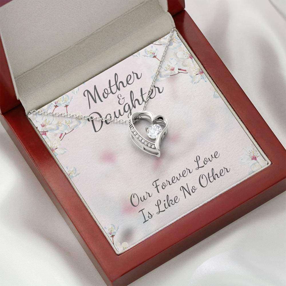 Mom Necklace, Mother And Daughter Like No Other Forever Love Necklace Gifts For Daughter Rakva