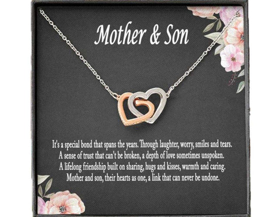 Mom Necklace, Mother And Son Necklace, Mother’S Day Gift From Son Gifts for Mother (Mom) Rakva